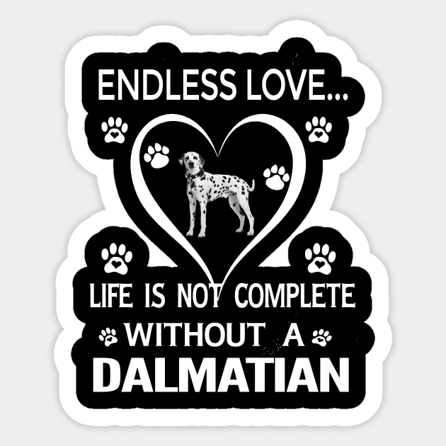 Dalmatian Lovers Sticker by bienvaem